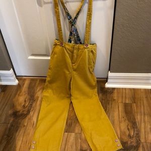 Wildflowers Pants with Floral Suspenders Girls Size 12